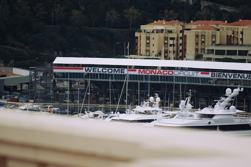 Split view comparing Monaco harbour and Saint-Tropez port for yacht charters