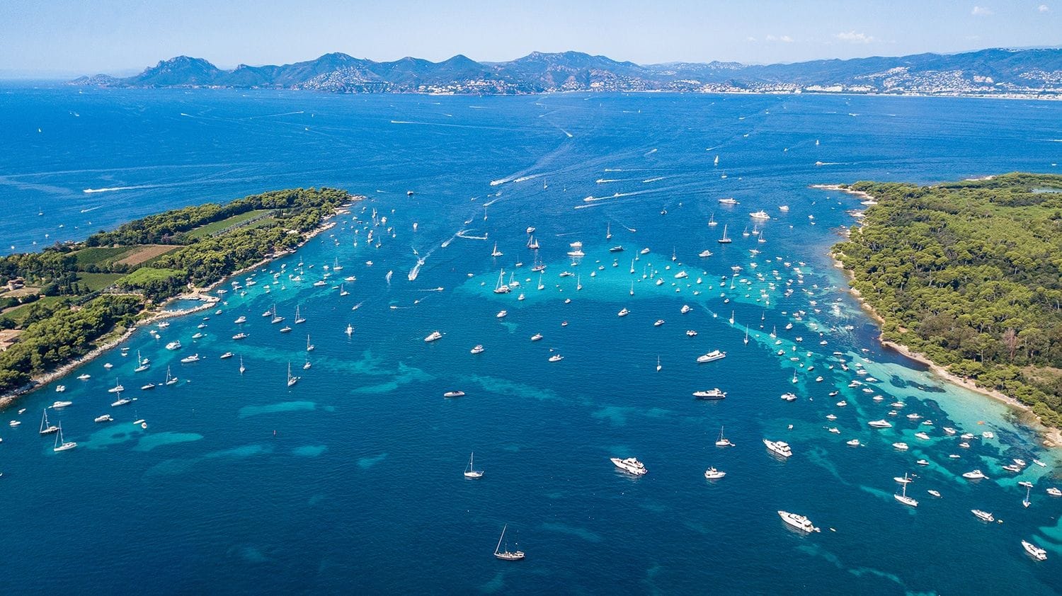Cannes & the Lérins Islands yacht charter route