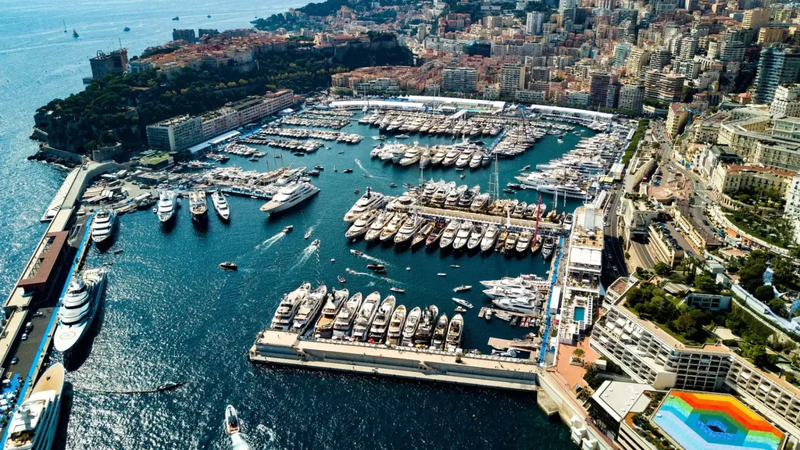 Monaco & Cap Ferrat yacht charter route