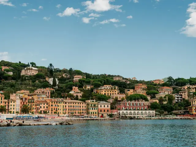 Santa Margherita Ligure: Santa Margherita Ligure waterfront on the Italian Riviera